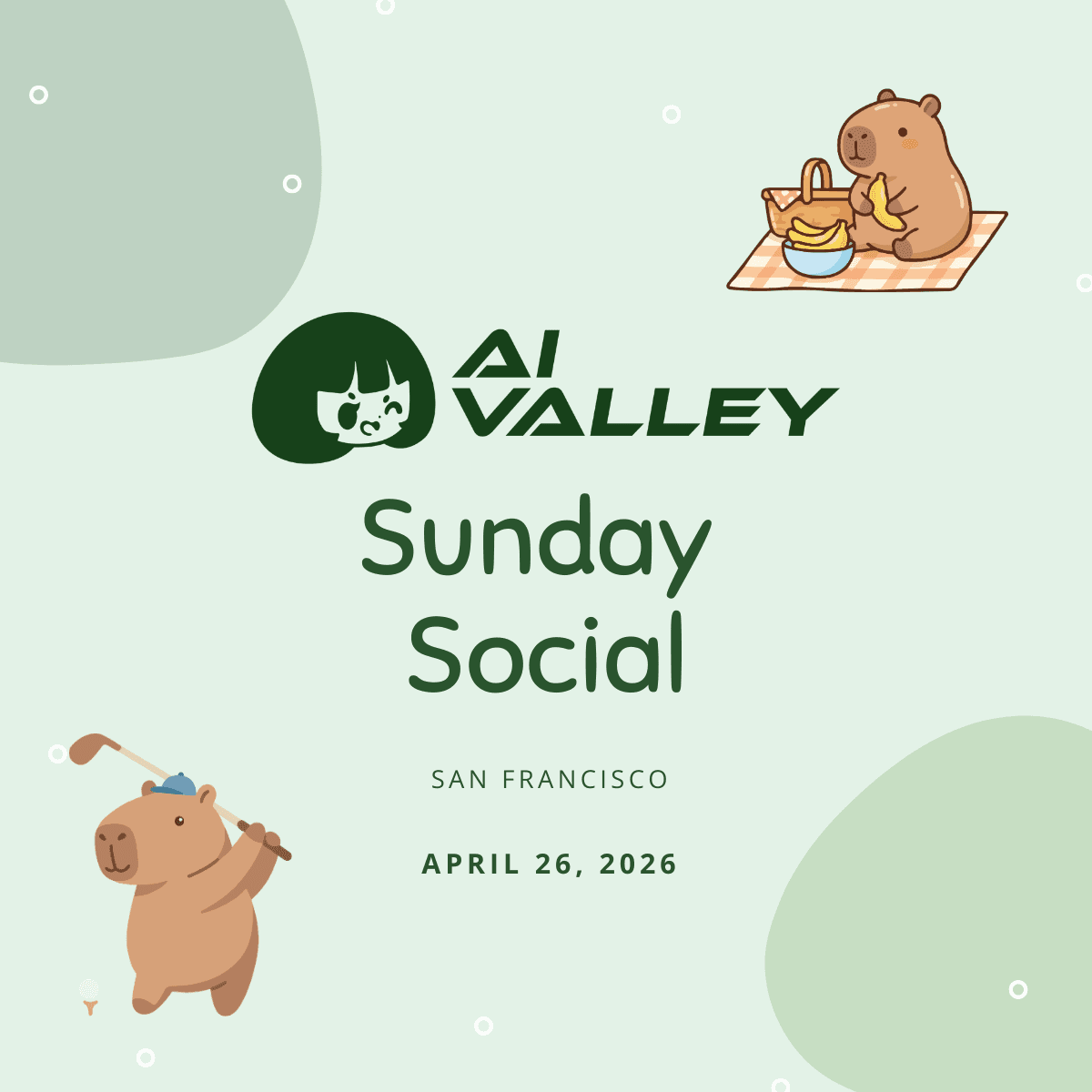 🌤 AI Valley Sunday Social