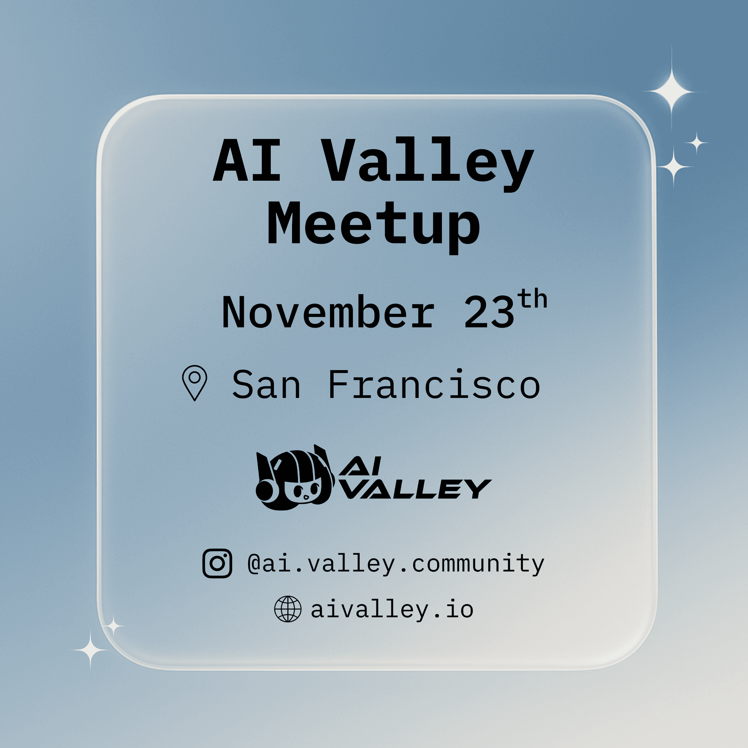 🌤 AI Valley Sunday Social