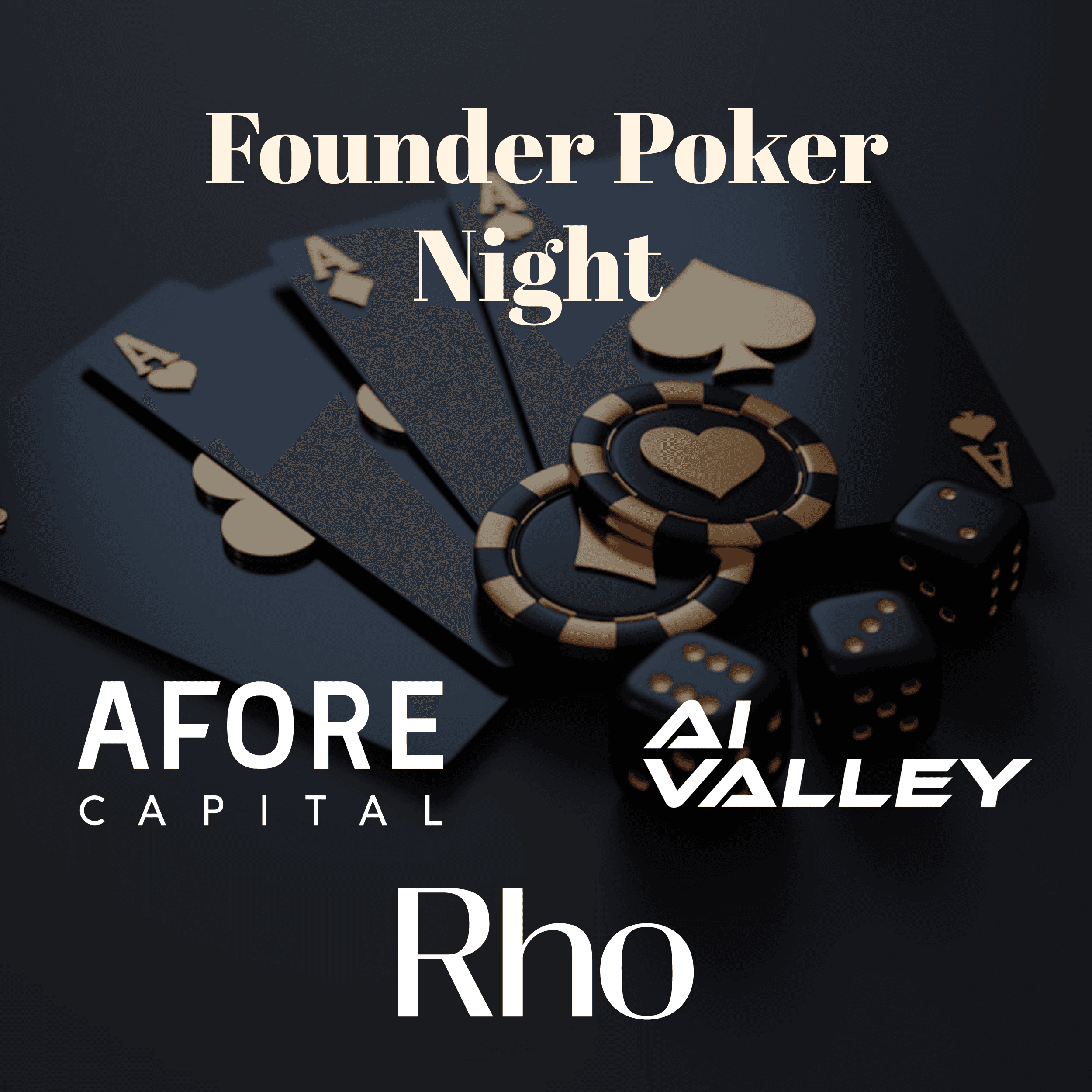 ♠️ Afore Capital x AI Valley: Founder Poker Night