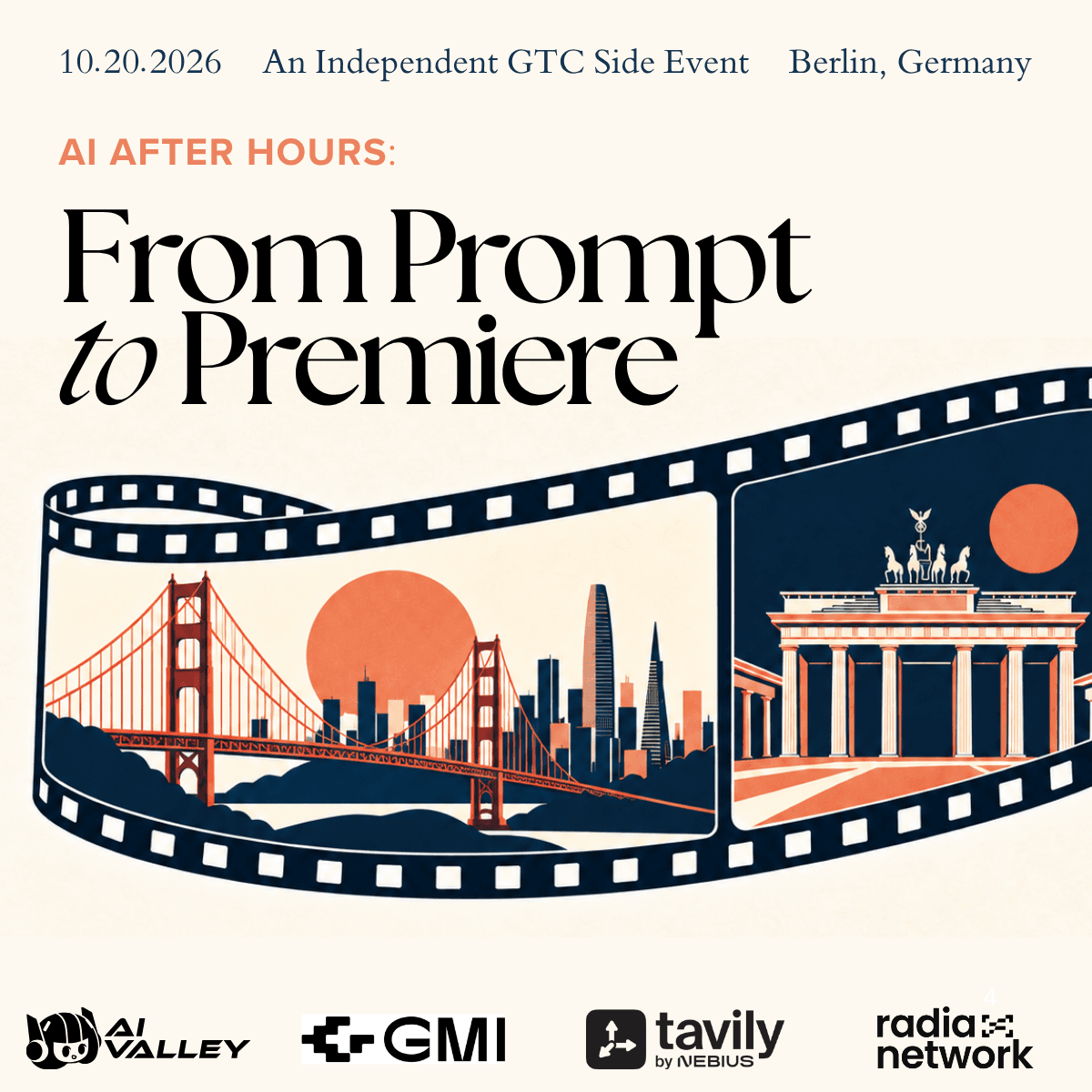 From Prompt to Premiere: AI Film Night — GTC Berlin