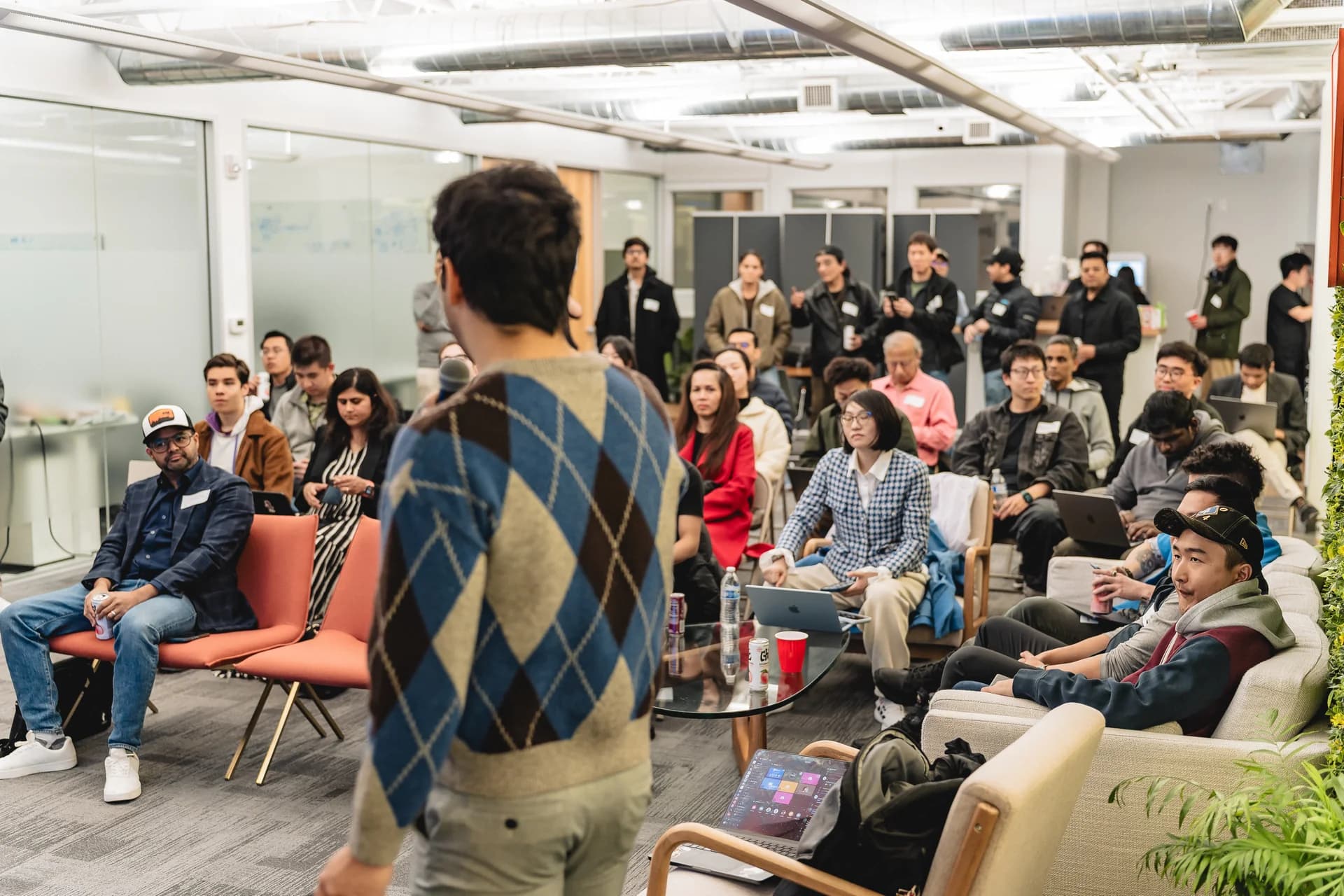 Demo Day showcase at Demo Day - AI Valley community event