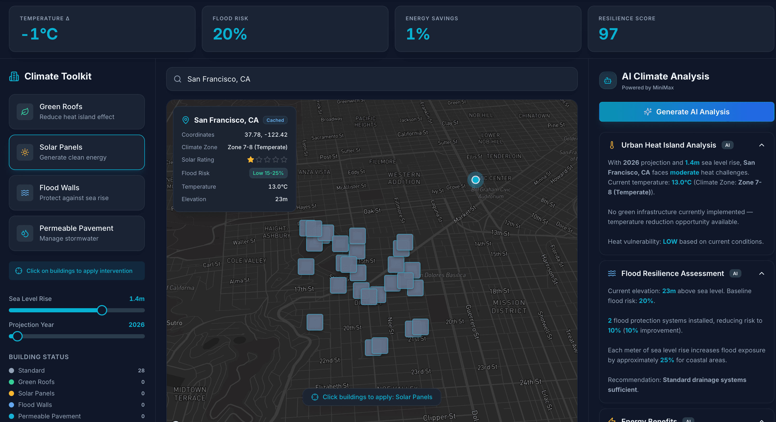 Climate Resilience Simulator